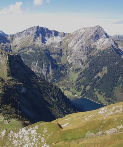 Bergpanorama von Österreich