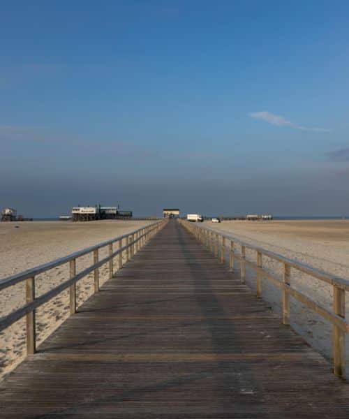 Steg in Sankt Peter Ording
