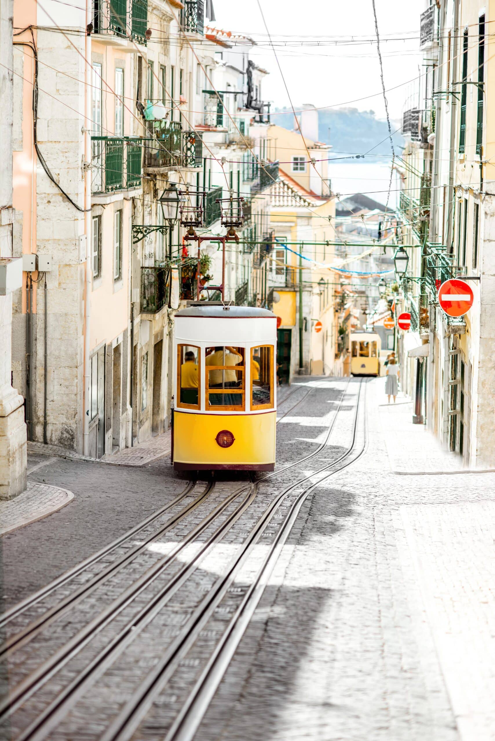 Gelbe Tram in Lissabon bei einer Incentive-Reise